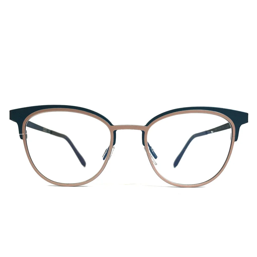 Blackfin Eyeglasses Frames BF874 LYNN HAVEN COL.1068 Pink Blue Cat Eye 49-19-145